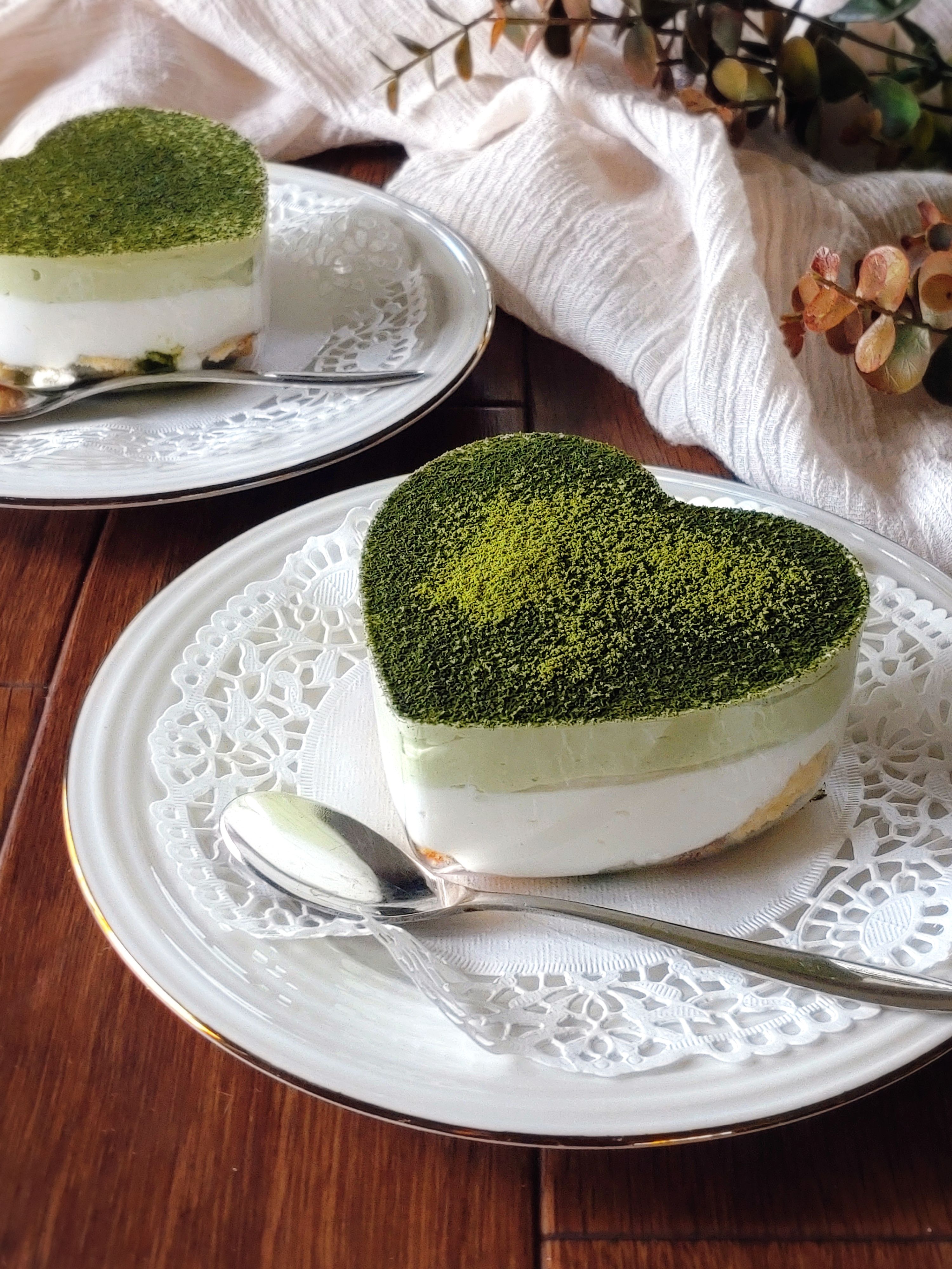 ほろ苦☆抹茶のヨーグルトレアチーズケーキ。 | レシピサイトNadia