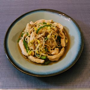 𝔂𝓾𝓶𝓲🍓の作ってみた!投稿(鶏むね肉で♩きのこ入り青椒肉絲)