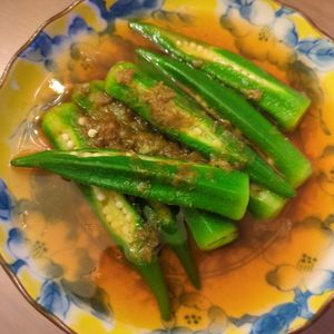 たりおの作ってみた!投稿(＼オクラの下処理のコツ!／オクラのお浸し)