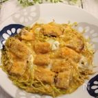 煮カツ！そば屋のカレー風　とんかつリメイク