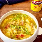 【白菜とポテトのカレースープ】味付け簡単！温かくてほっこり◎