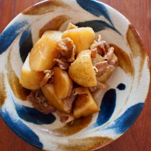 【新じゃがと豚バラの煮物】食材ふたつ!シンプル肉じゃが