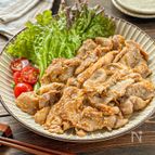 【豚肉のごま味噌マヨ焼き】しっとり♡ごはんが進む♡