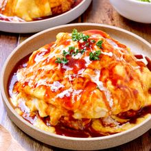 【とろたまのっけオムライス】簡単デミソースで褒められご飯♪