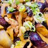 みおの作ってみた!投稿(旬の秋ナスで♡【茄子と豚バラの生姜ポン酢だれ炒め】味付け簡単)