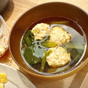 ryocoの作ってみた!投稿(10分で完成！【鶏団子と白菜の具沢山スープ】胡麻油香る♩)