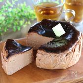 チョコバスクチーズケーキ【ヨーグルトでさっぱり】