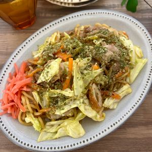 のりのり🐾🎀🤍の作ってみた!投稿(家族みんなが笑顔になる！絶品おうち焼きそば)