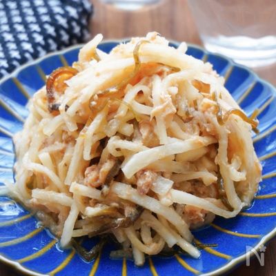 塩揉み不要!底なしレシピ♡大根と塩昆布のサラダ