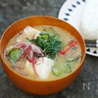 サバ缶で作る冷や汁