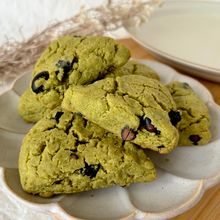 お豆腐で!! 抹茶の黒豆の米粉スコーン🍵