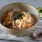 「えのき梅と納豆丼」レンチンで簡単栄養ごはん！