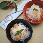 寿司酢で簡単柚子なます