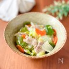 油不使用でヘルシー【塩麹四宝菜】