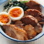 レンチン3分♪ナムルと煮豚丼