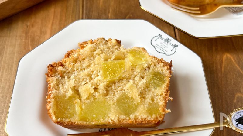 ほぼ芋♡︎さつまいもバターパウンドケーキ】簡単/ホケミ | レシピ