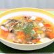 具だくさんなコンソメスープ