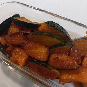 ぷりんの作ってみた!投稿(あまじょっぱさが最高！【かぼちゃとベーコンの照り焼き】)