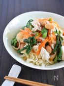 【ピリ辛やみつき】切り干しと蒸し鶏の辛子あえ