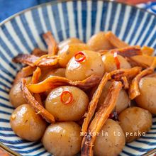 【玉こんにゃくとスルメの甘辛煮】おつまみ・作り置きに！
