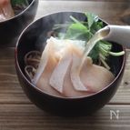 【年越しそば】口でとろける！ブリしゃぶそば♪