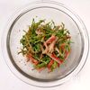 豆苗とカニカマの胡麻和え♩シンプル副菜!材料2つ!調味料3つの工程2