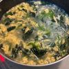 1288171の作ってみた!投稿(ほうれん草と春雨の中華たまごスープ)