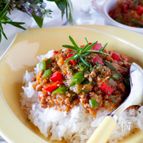 【らくレピ】仕上げまでALLレンジ＊簡単かさ増しキーマカレー