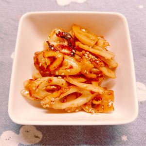 ビートの作ってみた!投稿(【焼き蓮根とちくわのきんぴら】作り置き/お弁当/時短/節約)