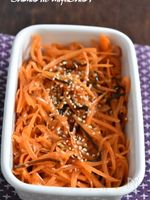 作り置きOK！やみつき～！人参と塩昆布のナムル風