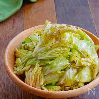 ポリ袋で簡単♪やみつきスタミナ春キャベツ
