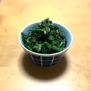 きーたんの作ってみた!投稿(彼が喜ぶ♡『春菊とツナの和え物』おつまみや副菜に！)