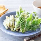 あしたばの天ぷら♪天ぷら粉で最高に美味しく作るコツ