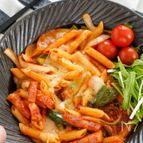 ペンネで作る♪とろ～りチーズの濃厚ナポリタン