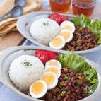 食べ応え◎【小豆入りドライカレー】
