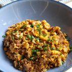 【カリフラワーライス】で糖質オフ☆豚キムチ炒飯