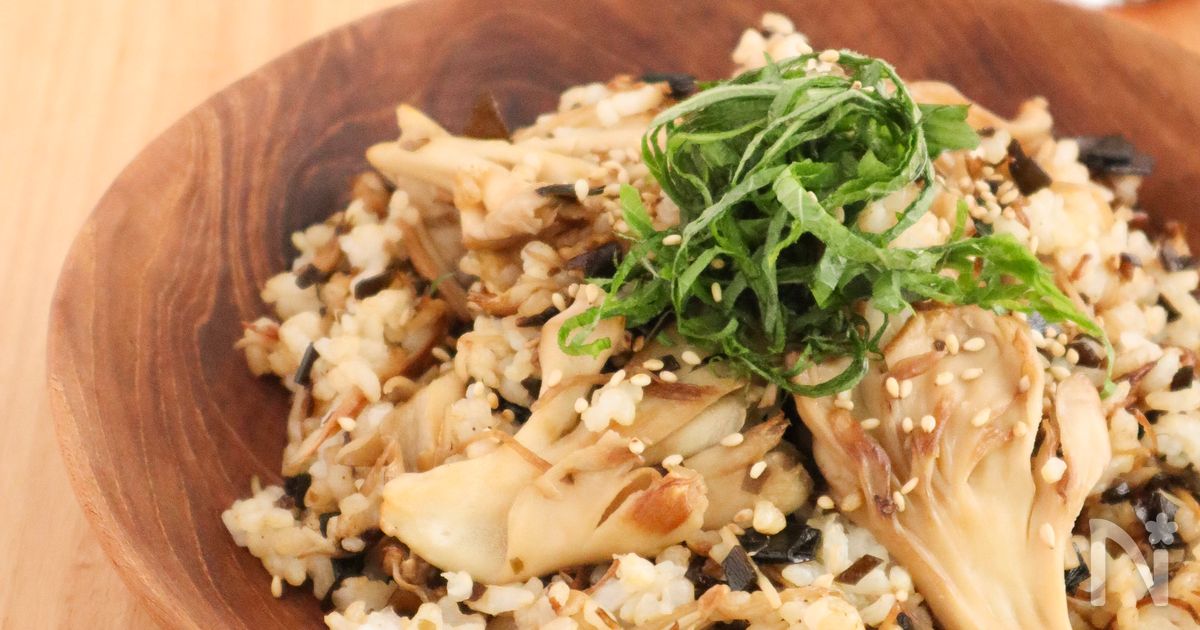 昆布の佃煮ときのこのコク旨バターピラフ