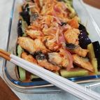秋に美味しい☆鮭となすの南蛮漬け