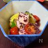 さっぱり＆彩りのもう一品に【長芋トマきゅうのゆかり和え】の工程2