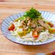 調味料たった２つでお店の味！夏野菜のシャキッと冷しゃぶうどん