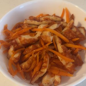 ゆみの作ってみた!投稿(ちくわとにんじんのうま塩きんぴら【#作り置き #お弁当】)