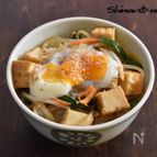 もやしと厚揚げのオイスター炒め丼