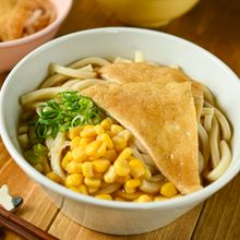 火を使わず簡単！【いなりうどん】