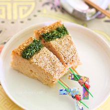 羽子板の形で華やかに！松風焼きのレシピ