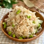 切って和えるだけ♡ツナ大根と枝豆のナムル【腸活・ダイエット】
