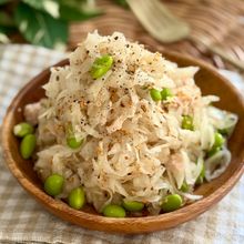 切って和えるだけ♡ツナ大根と枝豆のナムル【腸活・ダイエット】