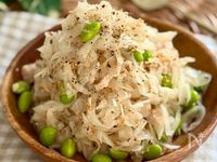 切って和えるだけ♡ツナ大根と枝豆のナムル【腸活・ダイエット】