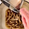 レンジで簡単!《厚揚げのきのこあんかけ》の工程3