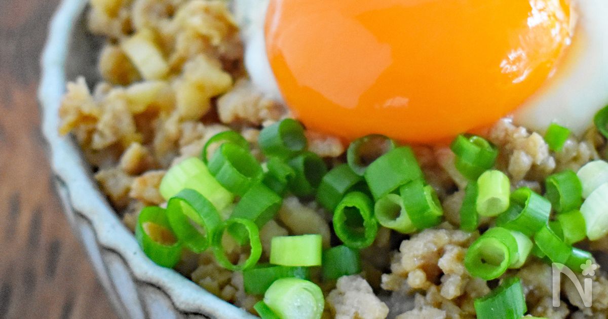 【丼、お弁当に！５分で完成】鶏そぼろ