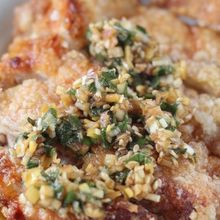 香味野菜たっぷり油淋鶏